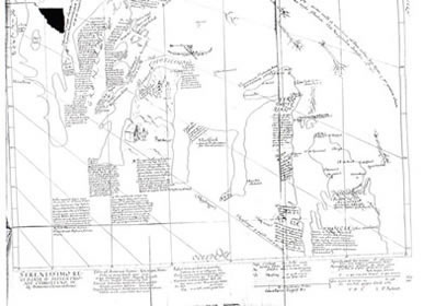 Map made by Hans Poulson Resen, 1605